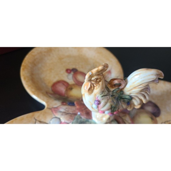 Fitz And Foyd Classics Tuscan Villa Large 3 Section Serving Tray/Candy Dish - Picture 4 of 9